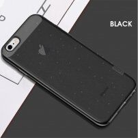 X-Level třpytivý kryt z měkkého plastu pro iPhone 6 / 6S - černý