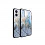 NXE kryt se skleněnou zadní stranou pro iPhone 11 - zlatý písek