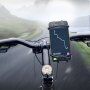 FLOVEME silikonový držák na kolo a motorku na řídítka pro iPhone - černý