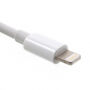 MH035-A audio a nabíjecí redukce - 3,5 mm jack / 2x Lightning na Lightning - bílá