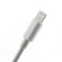 Redukce lightning konektor s dvěmi 3,5 mm jack konektory a lightning konektorem pro Apple iPhone - bílá