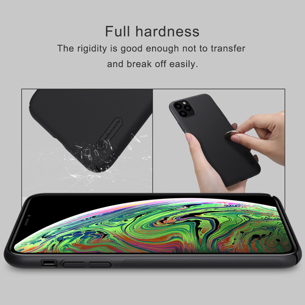Nillkin matný kryt se zdrsněným povrchem pro iPhone 11 Pro Max - modrý