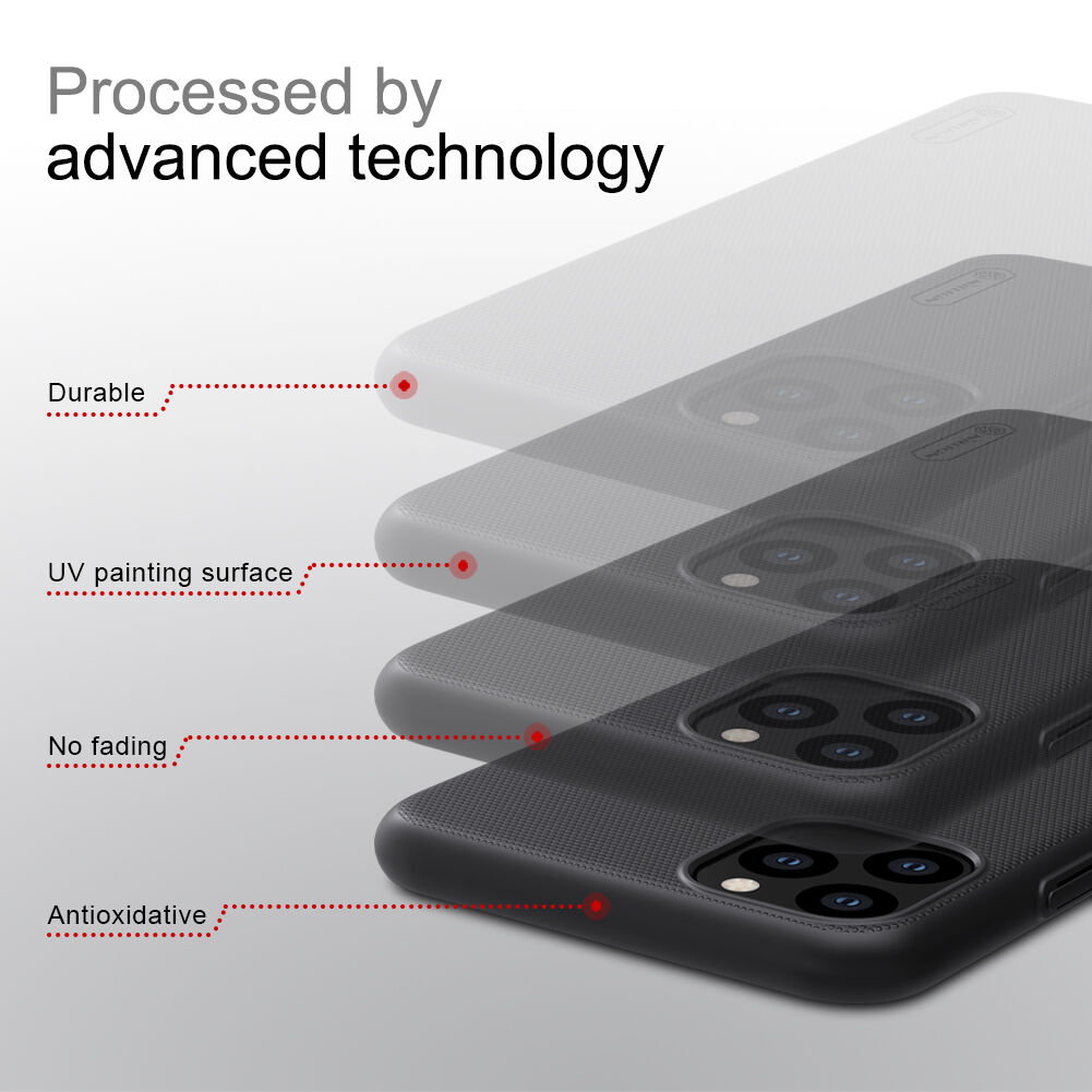 Nillkin matný kryt se zdrsněným povrchem pro iPhone 11 Pro Max - modrý