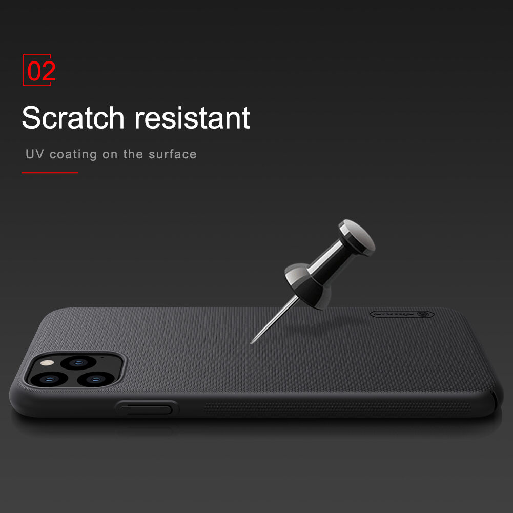 Nillkin matný kryt se zdrsněným povrchem pro iPhone 11 Pro Max - modrý