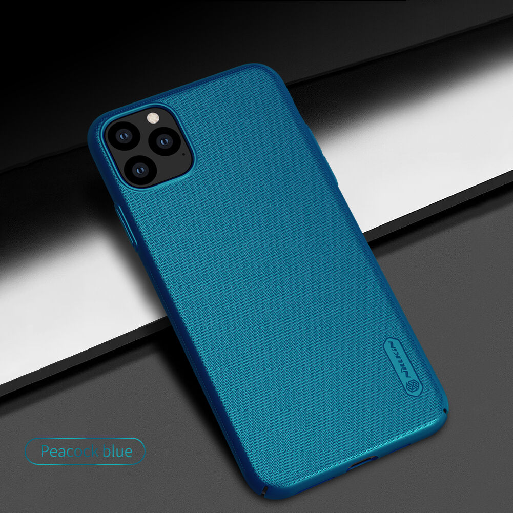 Nillkin matný kryt se zdrsněným povrchem pro iPhone 11 Pro Max - modrý Nillkin matný kryt se zdrsněným povrchem pro iPhone 11 Pro Max - modrý