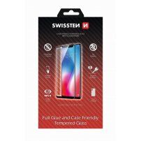 SWISSTEN 2.5D Tvrzené sklo (Tempered Glass) na iPhone 6 / 6S - tvrdost 9H - tloušťka 0,3 mm - černý rámeček