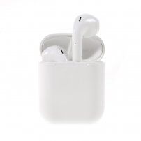 i12 TWS bezdrátová sluchátka s nabíjecím pouzdrem pro Apple zařízení - bílá