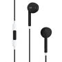 Sluchátka s mikrofonem a ovládáním hlasitosti s konektorem 3,5 mm jack pro Apple zařízení - černá