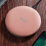 JOYROOM rychlá a tenká certifikovaná Qi bezdrátová nabíječka pro iPhone / 8 / 8 Plus - Rose Gold