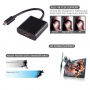 Video redukce - HDMI na USB-C - černá