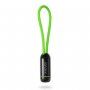 X-LEVEL elegantní USB / lightning kabel pro Apple iPhone / iPad / iPod - 8cm - zelený