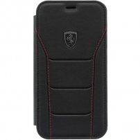 Ferrari Heritage 488 flipové pouzdro pro iPhone XR - černé