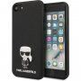 Karl Lagerfeld Saffiano Iconic kryt pro iPhone 7 / 8 / SE (2020/2022) - černý