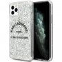 Karl Lagerfeld St. Guillaume Glitter kryt pro iPhone 11 Pro Max - stříbrný