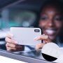 Audi originální kryt z PU kůže pro iPhone X / XS - bílý