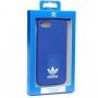 Adidas originální kryt s logem a s koženým povrchem pro iPhone 6 / 6S / 7 / 8 / SE (2020/2022) - modrý
