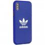 Adidas originální kryt s textilním povrchem pro iPhone 6 / 6S / 7 / 8 / SE (2020/2022) - modrý