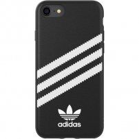 Adidas originální kryt s koženým povrchem pro iPhone 6 / 6S / 7 / 8 / SE (2020/2022) - černý