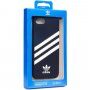 Adidas originální kryt s koženým povrchem pro iPhone 6 / 6S / 7 / 8 / SE (2020/2022) - černý