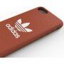 Adidas originální kryt s textilním povrchem pro iPhone 6 / 6S / 7 / 8 / SE (2020/2022) - oranžový