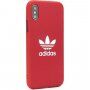 Adidas originální kryt s textilním povrchem pro iPhone 6 / 6S / 7 / 8 / SE (2020/2022) - oranžový