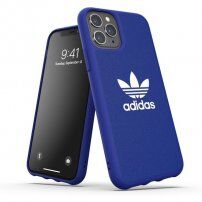 Adidas originální kryt s textilním povrchem pro iPhone 11 Pro - modrý