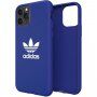 Adidas originální kryt s textilním povrchem pro iPhone 11 Pro - modrý