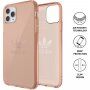 Adidas originální transparentní kryt s logem pro iPhone 11 Pro Max - růžovozlatý