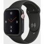 Uniq Glase Slim pouzdro z měkkého plastu pro Apple Watch 40mm - matně černé