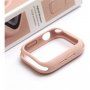 Uniq Lino silikonové pouzdro pro Apple Watch 44mm - světle růžové