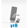 Elegantní hliníkový stojánek / dokovací stanice pro Apple Watch / iPhone - stříbrný