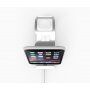 Elegantní hliníkový stojánek / dokovací stanice pro Apple Watch / iPhone - stříbrný