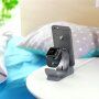 Elegantní hliníkový stojánek / dokovací stanice pro Apple Watch / iPhone - stříbrný