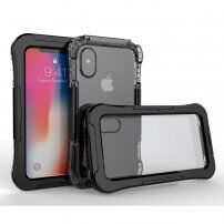 Vodotěsné a extra odolné pouzdro pro iPhone X / XS - černé