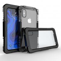 Voděodolné a extra odolné pouzdro pro iPhone XS Max - černé