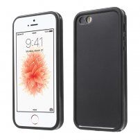 Voděodolné pouzdro na přední i zadní stranu pro iPhone 5 / 5S /SE (2016) - černé