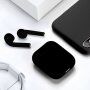 i18 TWS bezdrátová sluchátka s nabíjecím pouzdrem pro Apple zařízení - černá