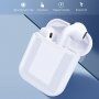i18 TWS bezdrátová sluchátka s nabíjecím pouzdrem pro Apple zařízení - černá
