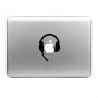 ENKAY dekorativní odnímatelná samolepka pro MacBook - sluchátka