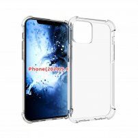 Kryt z měkkého plastu se zesílenými rohy pro iPhone 12 mini - transparentní