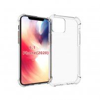 Protiskluzový kryt s ochranou rohů pro iPhone 12 / 12 Pro - transparentní