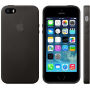Originální kožený kryt pro Apple iPhone 5S / SE (2016) - černý