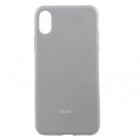 Roar matný kryt z měkkého plastu pro iPhone X / XS - šedý