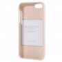 Mercury Goospery matný kryt z měkkého plastu pro iPhone 5 / 5S / SE (2016) - béžový