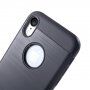 Kryt s broušenou texturou pro iPhone XR - černý
