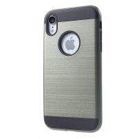 Kryt s broušenou texturou pro iPhone XR - khaki