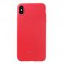 Roar matný kryt z měkkého plastu pro iPhone XS Max - červený