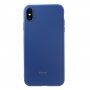 Roar matný kryt z měkkého plastu pro iPhone XS Max - námořnicky modrý
