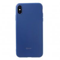 Roar matný kryt z měkkého plastu pro iPhone XS Max - námořnicky modrý