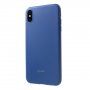 Roar matný kryt z měkkého plastu pro iPhone XS Max - námořnicky modrý